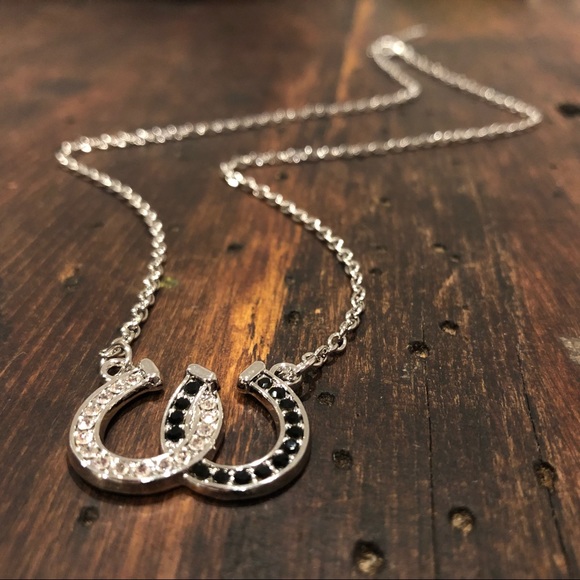 Jewelry Double Luck Horseshoe Pendant Necklace Poshmark
